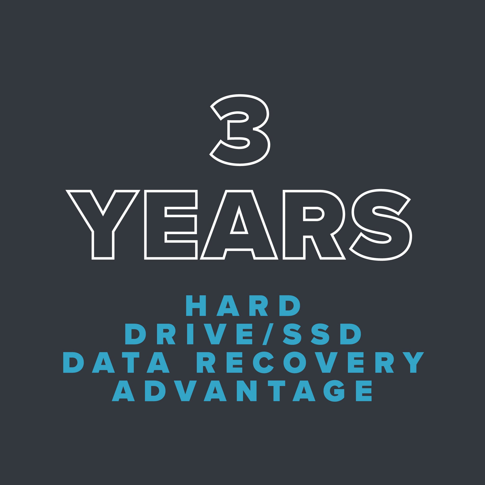 3 Year Hard Drive / SSD Data Recovery Advantage